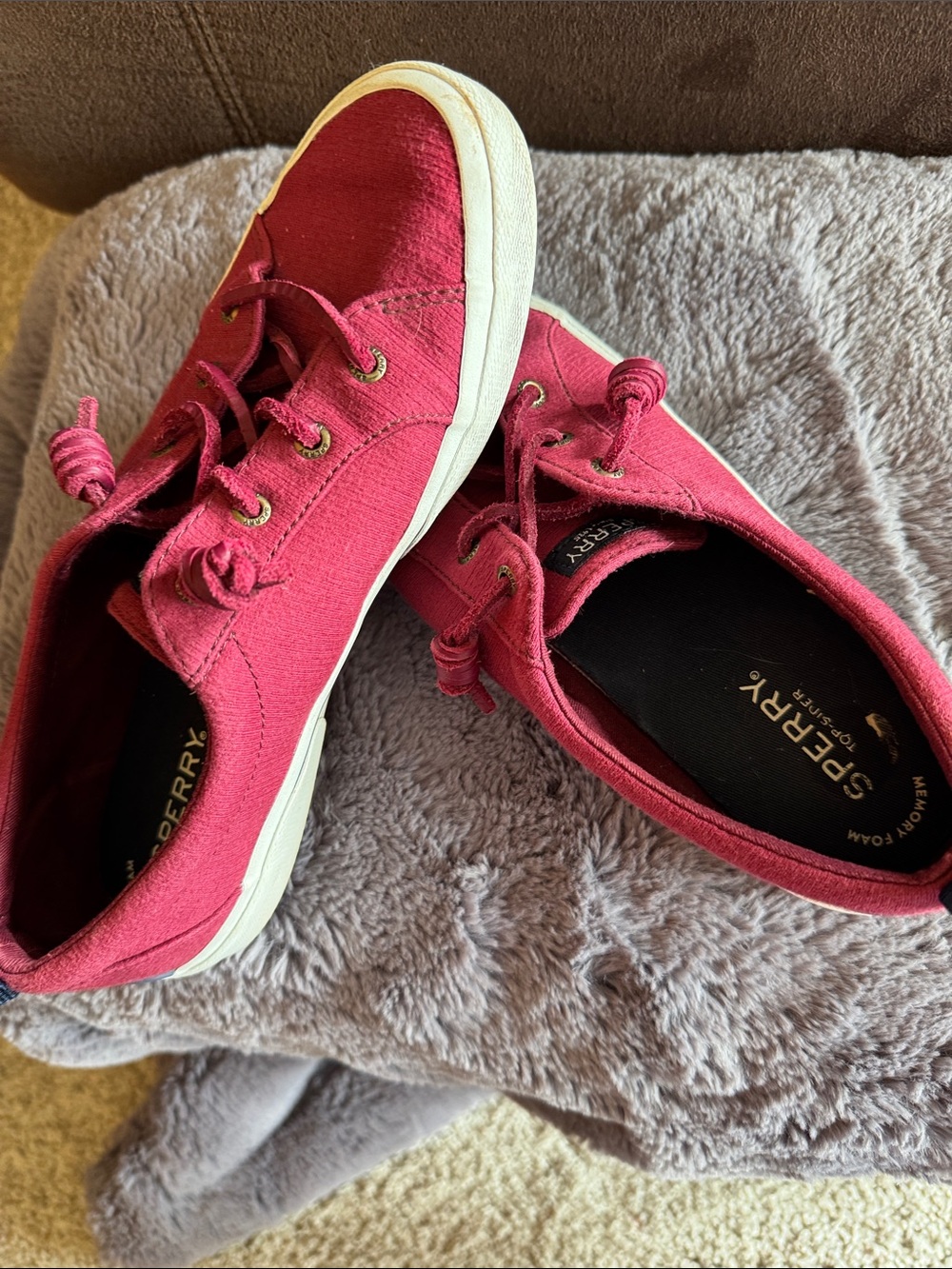 Sperry berry Canvas Knot-Tie Sneakers